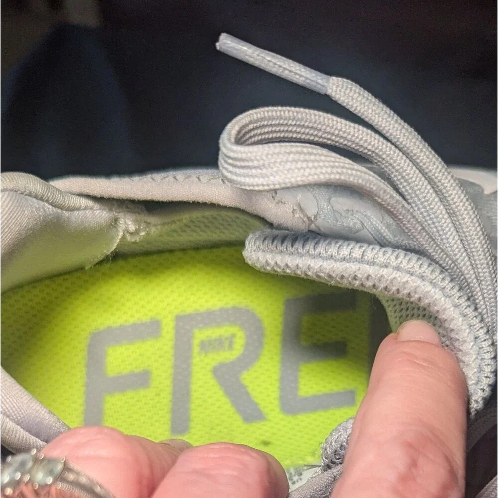 NIKE Free RN 6.5 Women's Wolf Gray Running Shoes Sneakers Lightweight Flexible